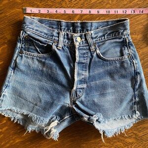VTG 1979s Levi’s “Big E” Denim Shorts